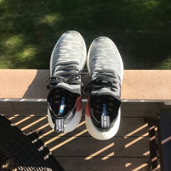 Adidas NMD R2 PK Tiger Camo  BY9409 Mens Size 8.5 - Picture 4 of 6